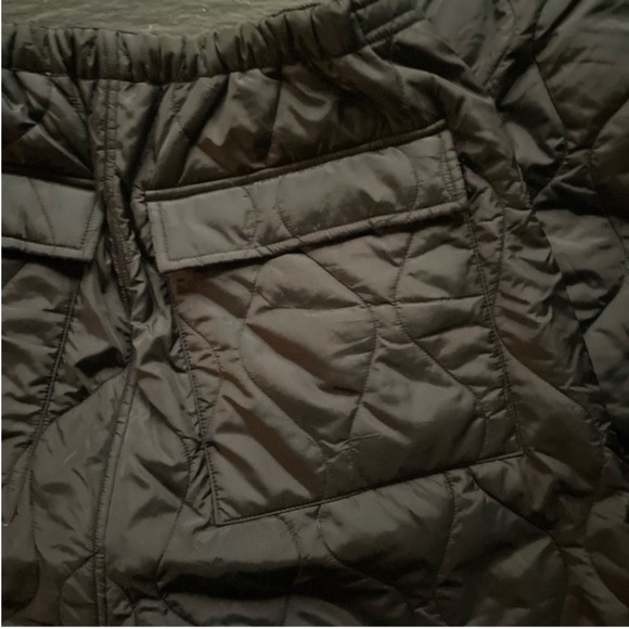 All Saints] Black Grey Quilted Padded Double sides Ski Snowboard Pants Joggers - Picture 7 of 16